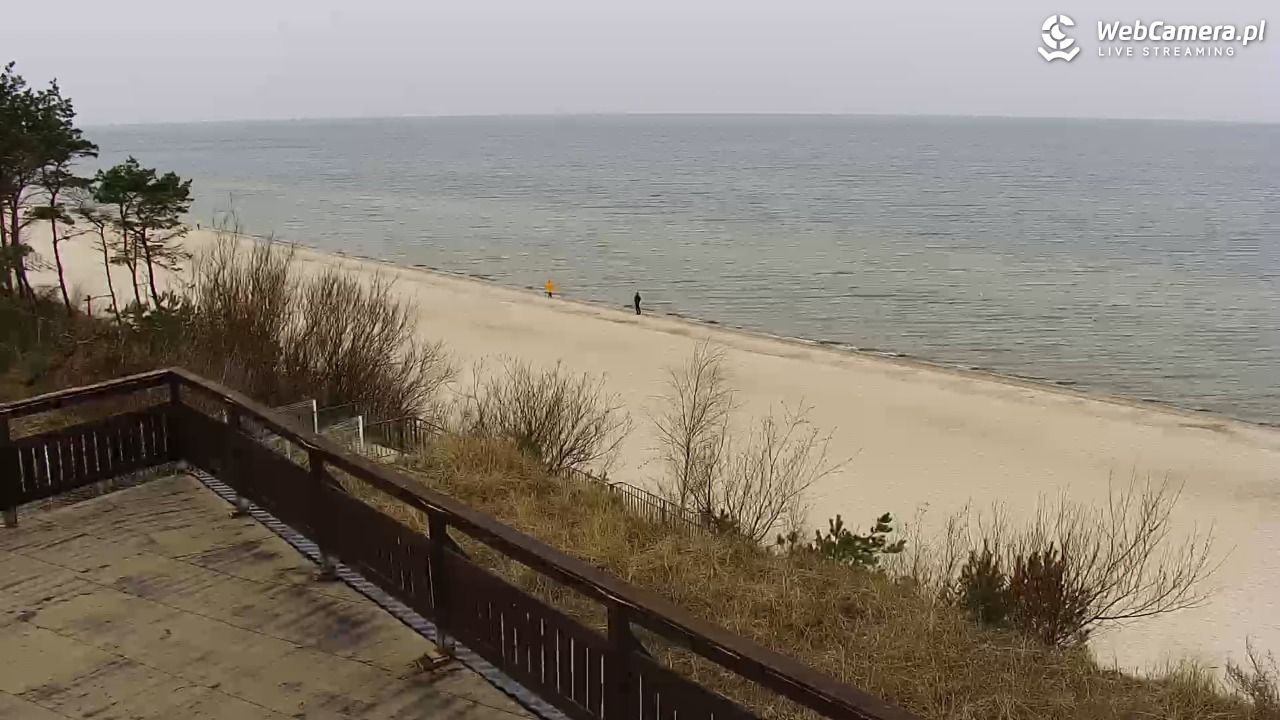 Międzywodzie - widok na plażę - 24 marzec 2026, 11:05