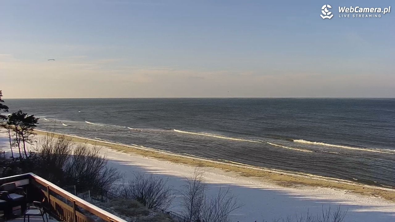 Międzywodzie - widok na plażę - 31 styczeń 2026, 13:21