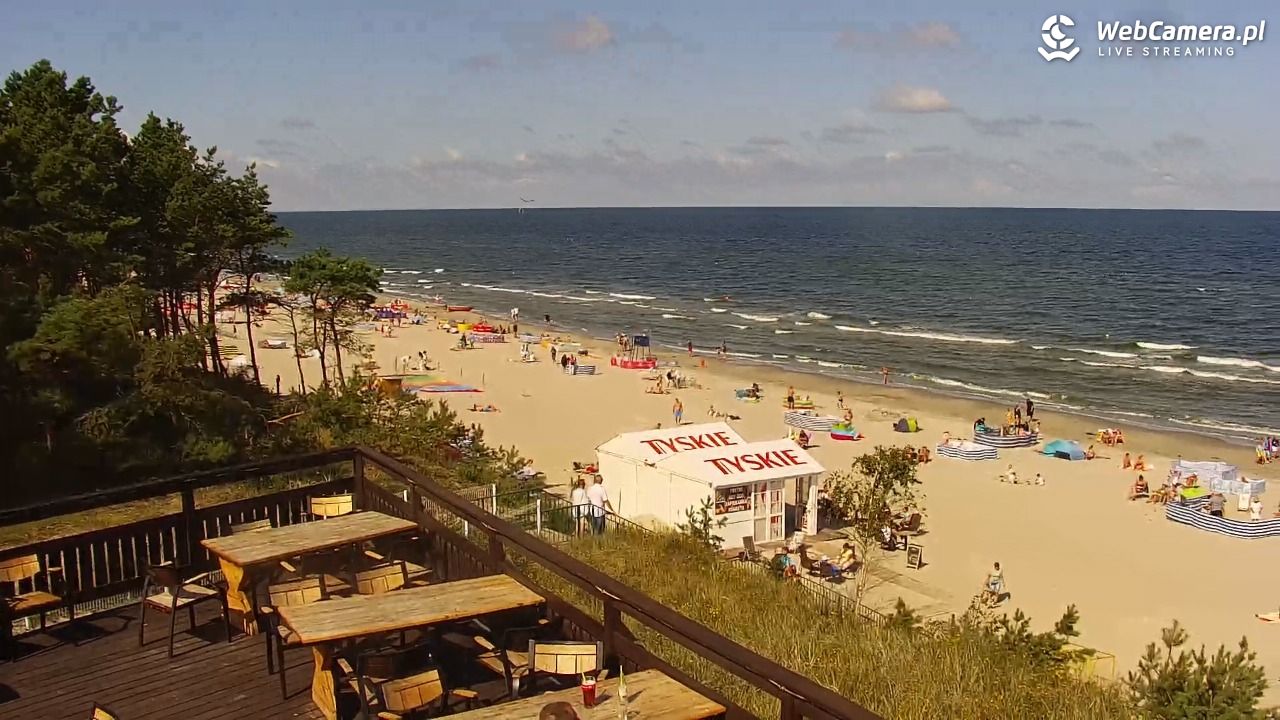 Międzywodzie - widok na plażę - 08 sierpień 2026, 10:30
