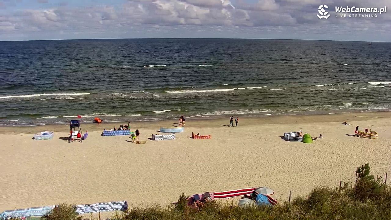 Międzywodzie - widok na plażę - 08 sierpień 2026, 10:11