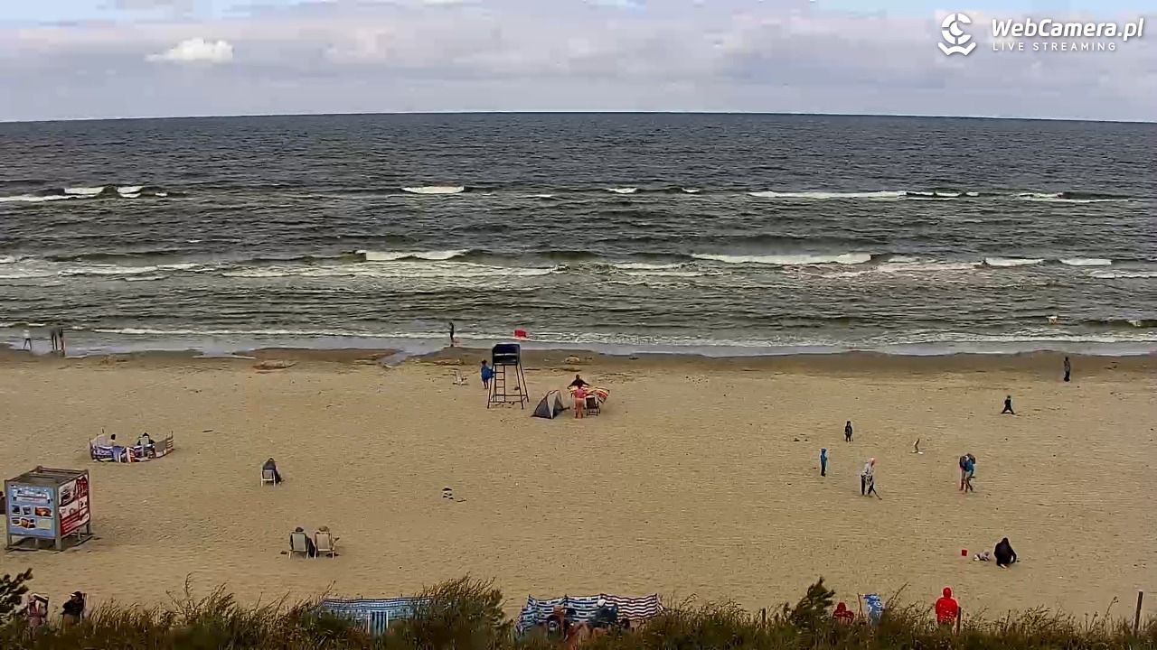 Międzywodzie - widok na plażę - 07 sierpień 2026, 11:27
