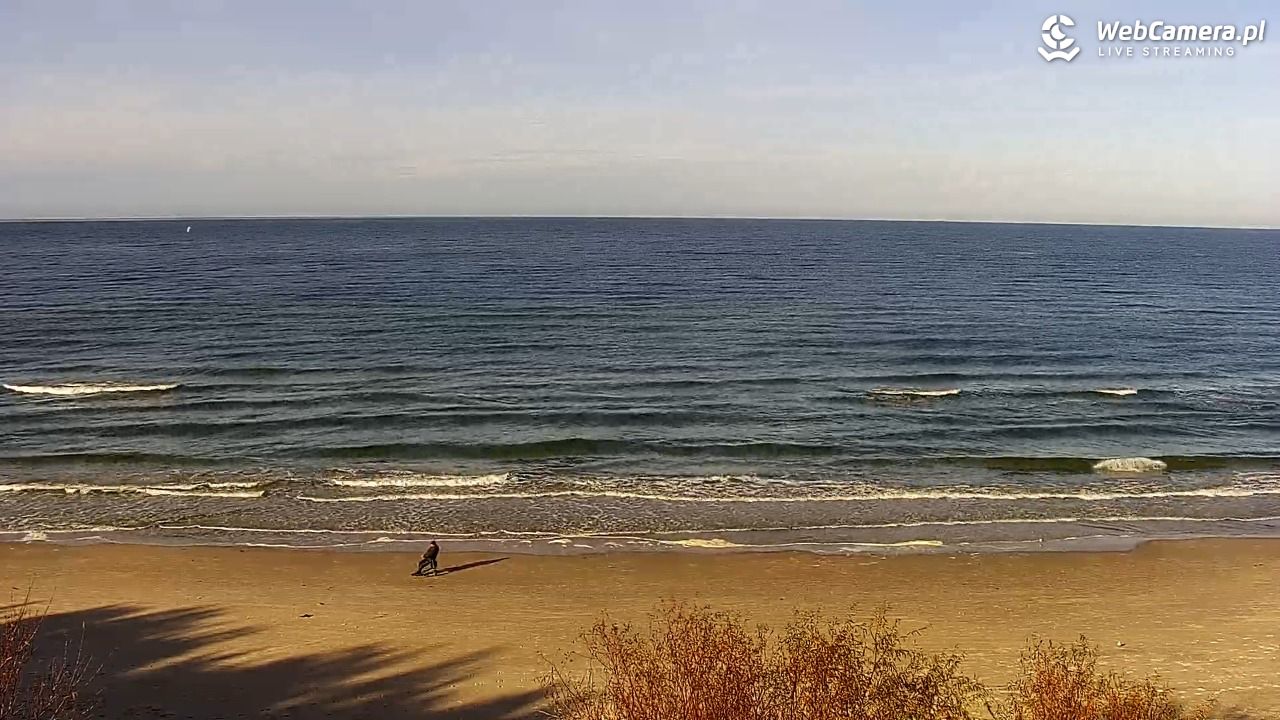 Międzywodzie - widok na plażę - 31 październik 2025, 12:47