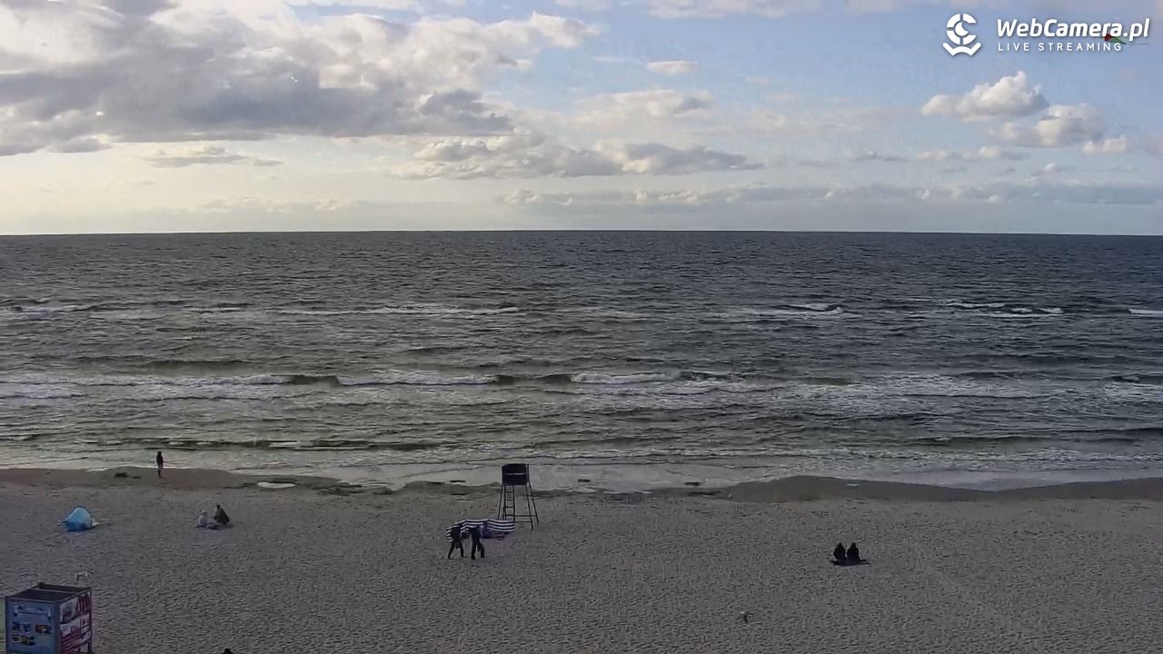 Międzywodzie - widok na plażę - 07 sierpień 2026, 18:35