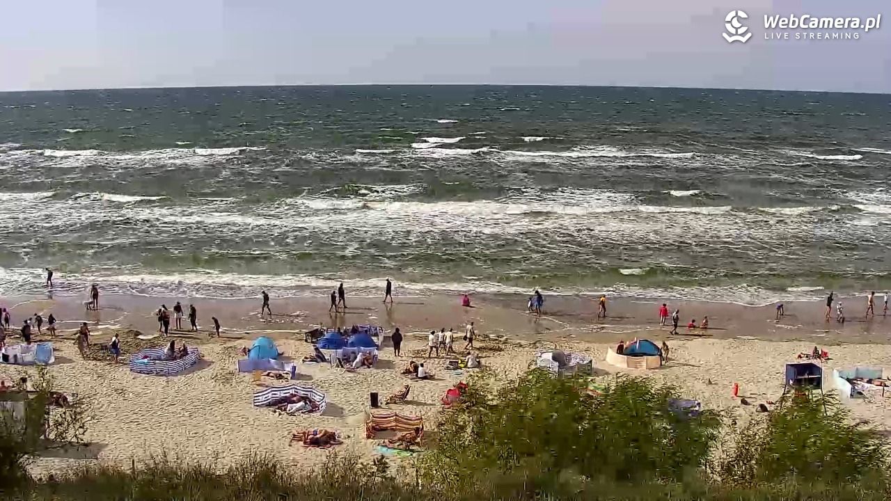 Międzywodzie - widok na plażę - 28 lipiec 2025, 16:57