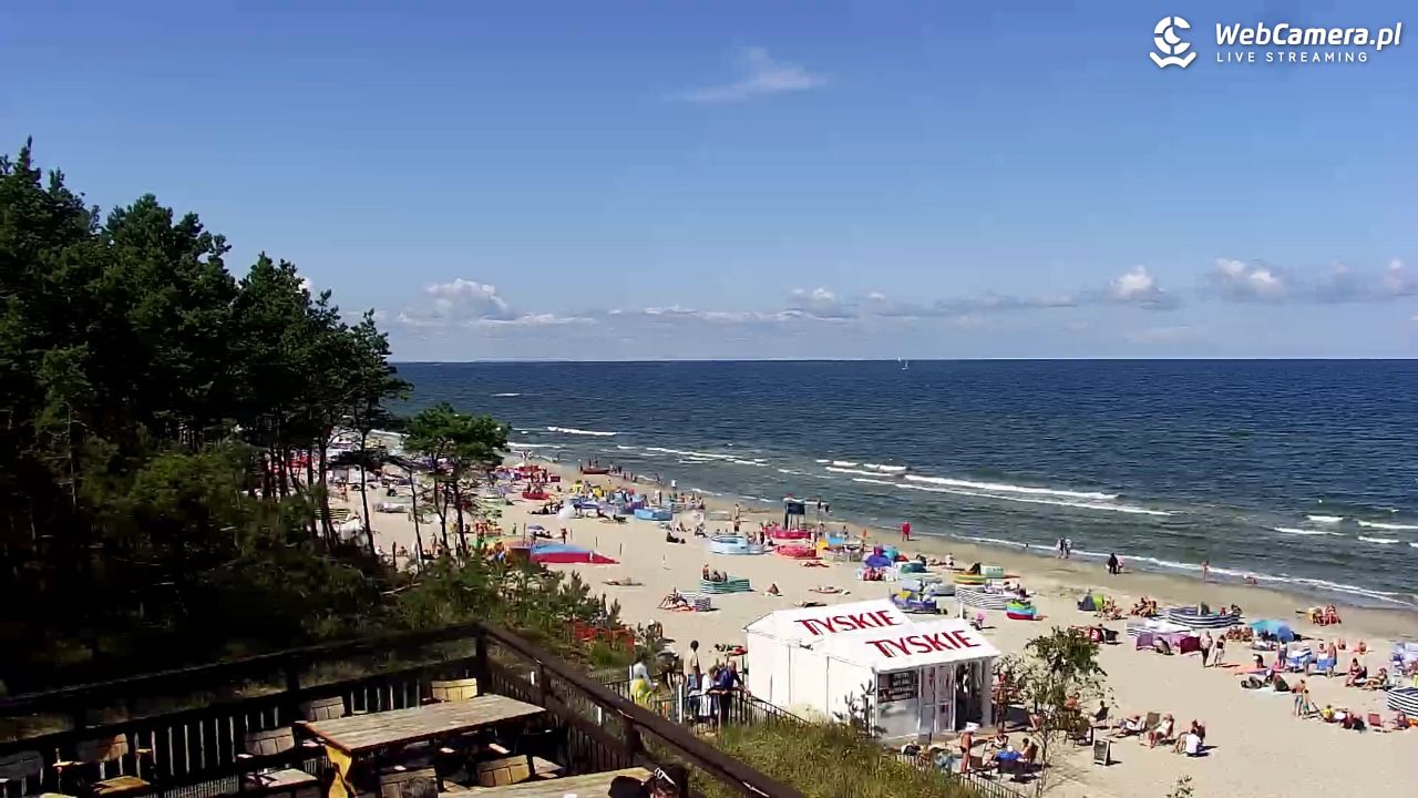 Międzywodzie - widok na plażę - 08 sierpień 2026, 11:36