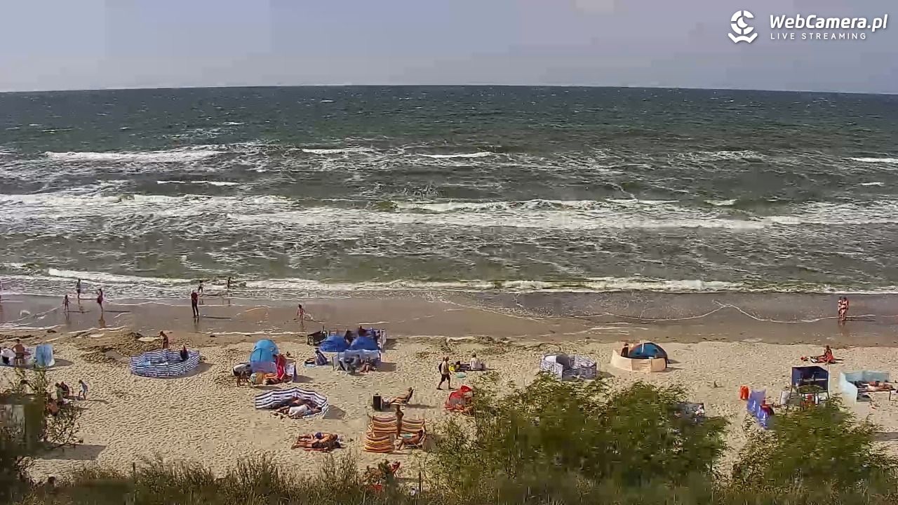 Międzywodzie - widok na plażę - 28 lipiec 2025, 16:42