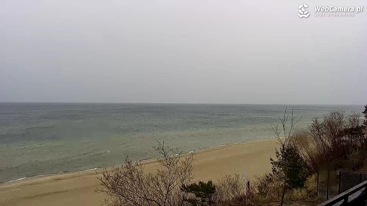 Międzywodzie - widok na plażę - 25 marzec 2026, 10:17