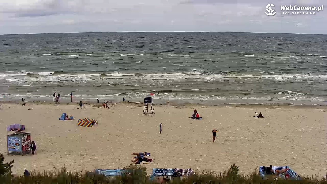 Międzywodzie - widok na plażę - 07 sierpień 2026, 15:17
