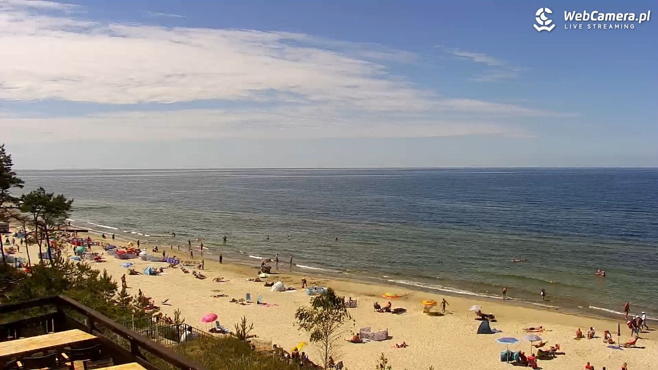 Międzywodzie - widok na plażę - 23 czerwiec 2026, 14:15