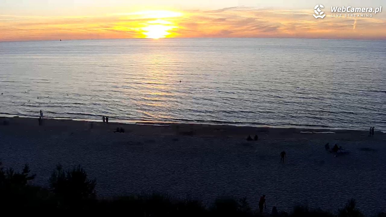 Międzywodzie - widok na plażę - 23 czerwiec 2026, 21:38