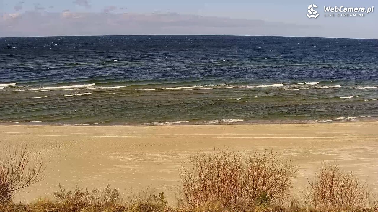 Międzywodzie - widok na plażę - 25 marzec 2026, 12:37