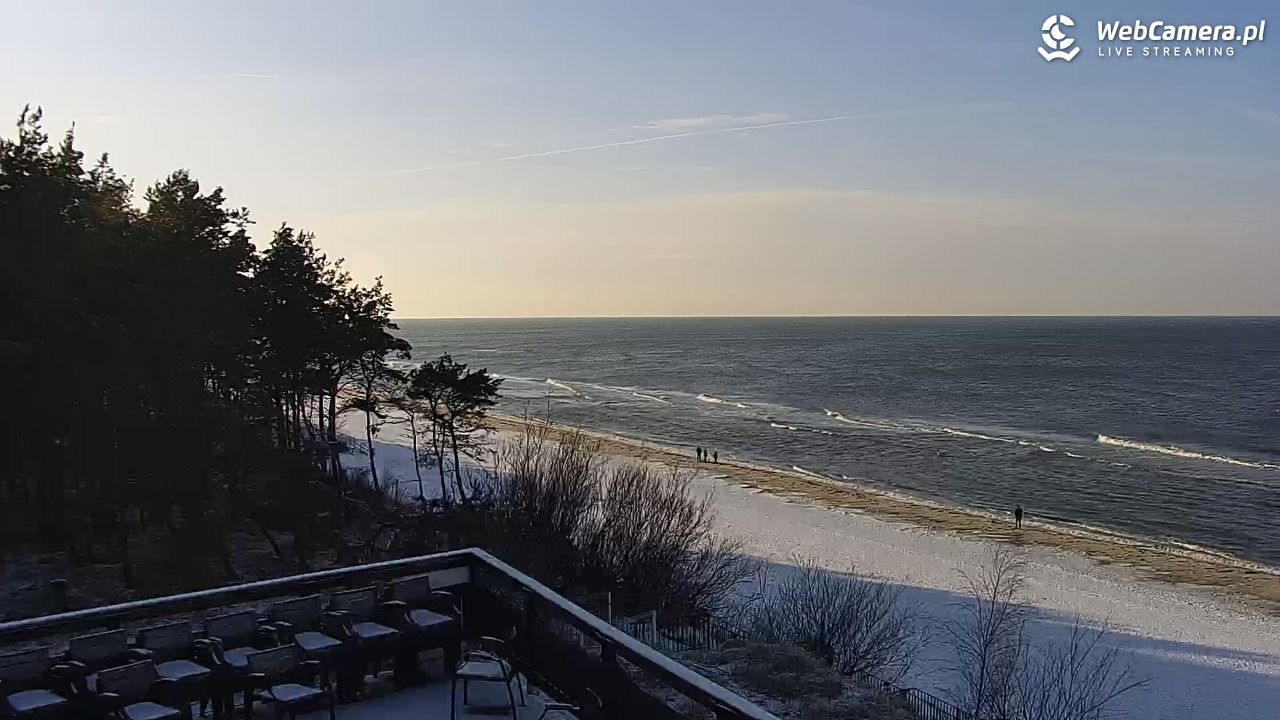 Międzywodzie - widok na plażę - 31 styczeń 2026, 14:52