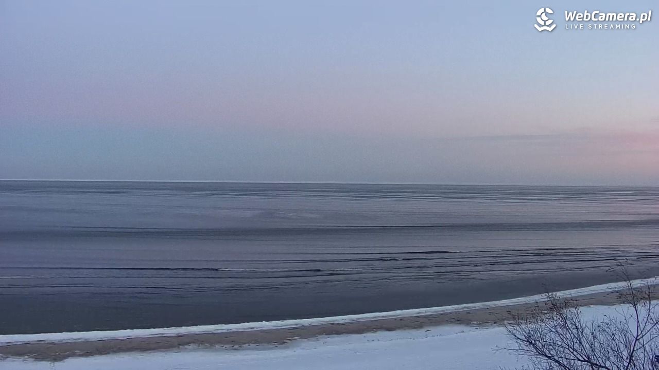 Międzywodzie - widok na plażę - 02 luty 2026, 07:29