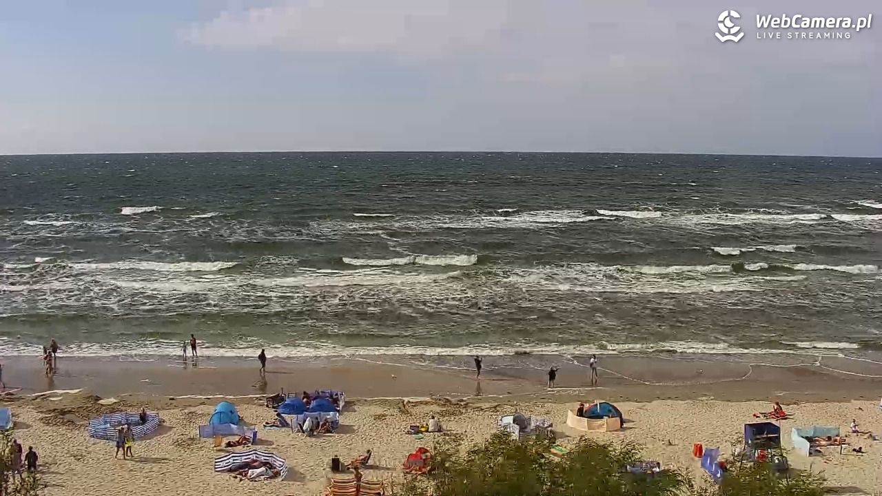 Międzywodzie - widok na plażę - 28 lipiec 2025, 16:47
