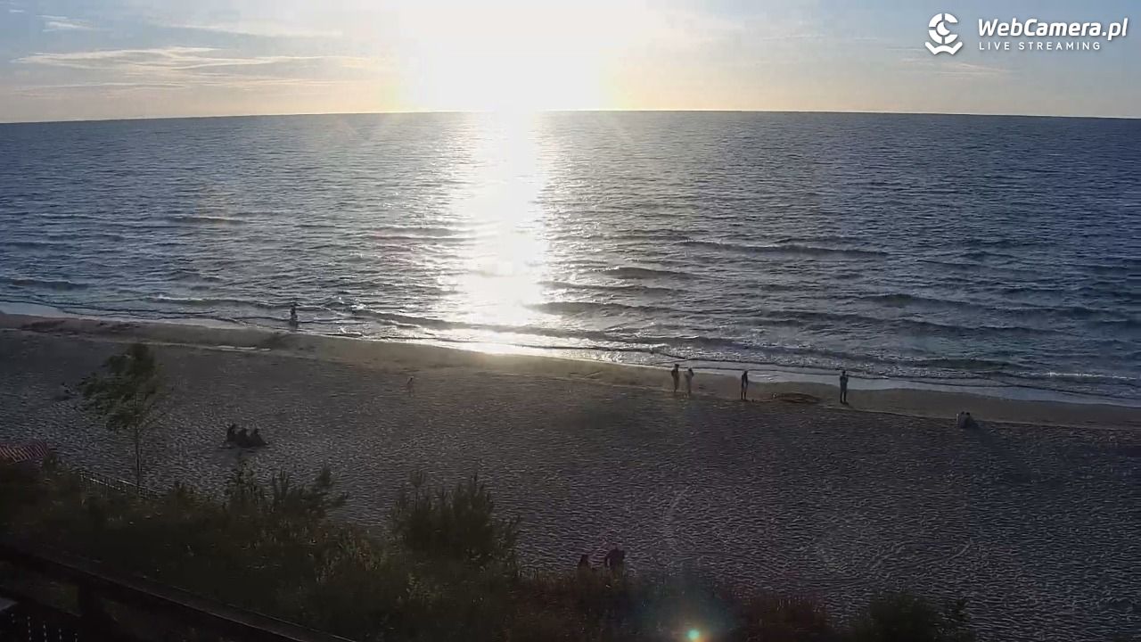 Międzywodzie - widok na plażę - 22 czerwiec 2026, 20:46