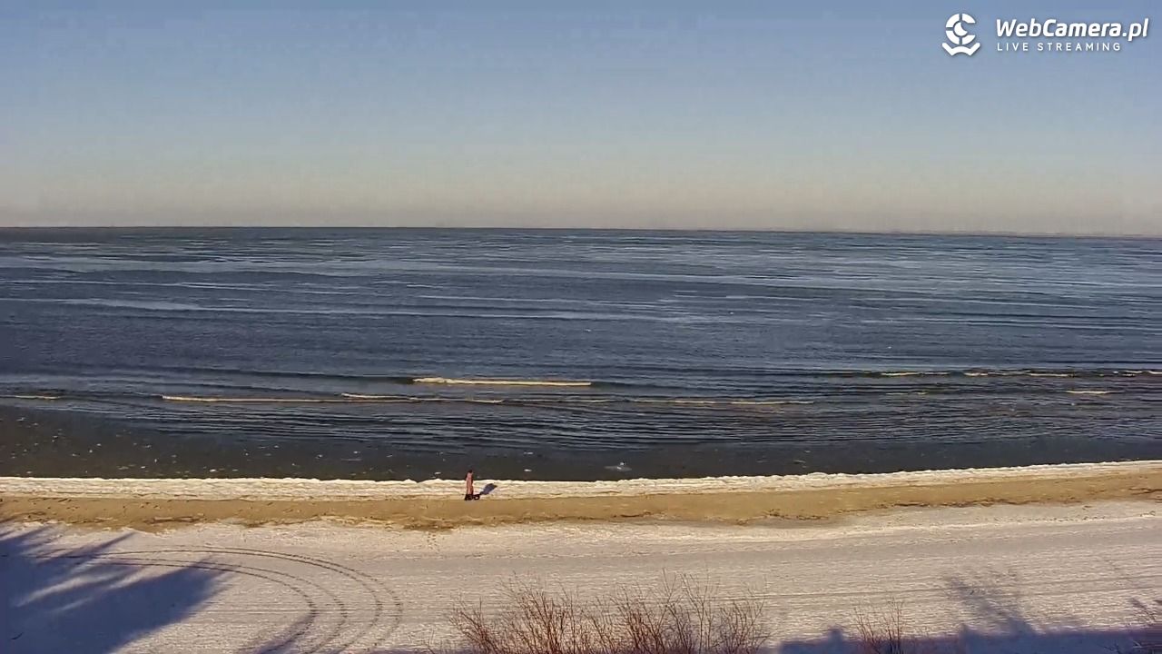 Międzywodzie - widok na plażę - 03 luty 2026, 11:28