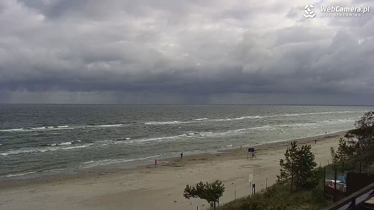Międzywodzie - widok na plażę - 07 sierpień 2026, 08:09