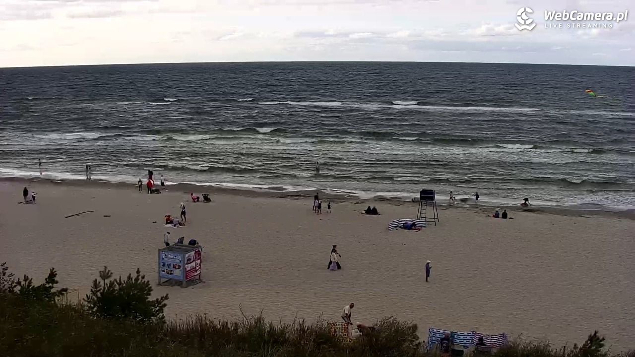Międzywodzie - widok na plażę - 07 sierpień 2026, 17:29