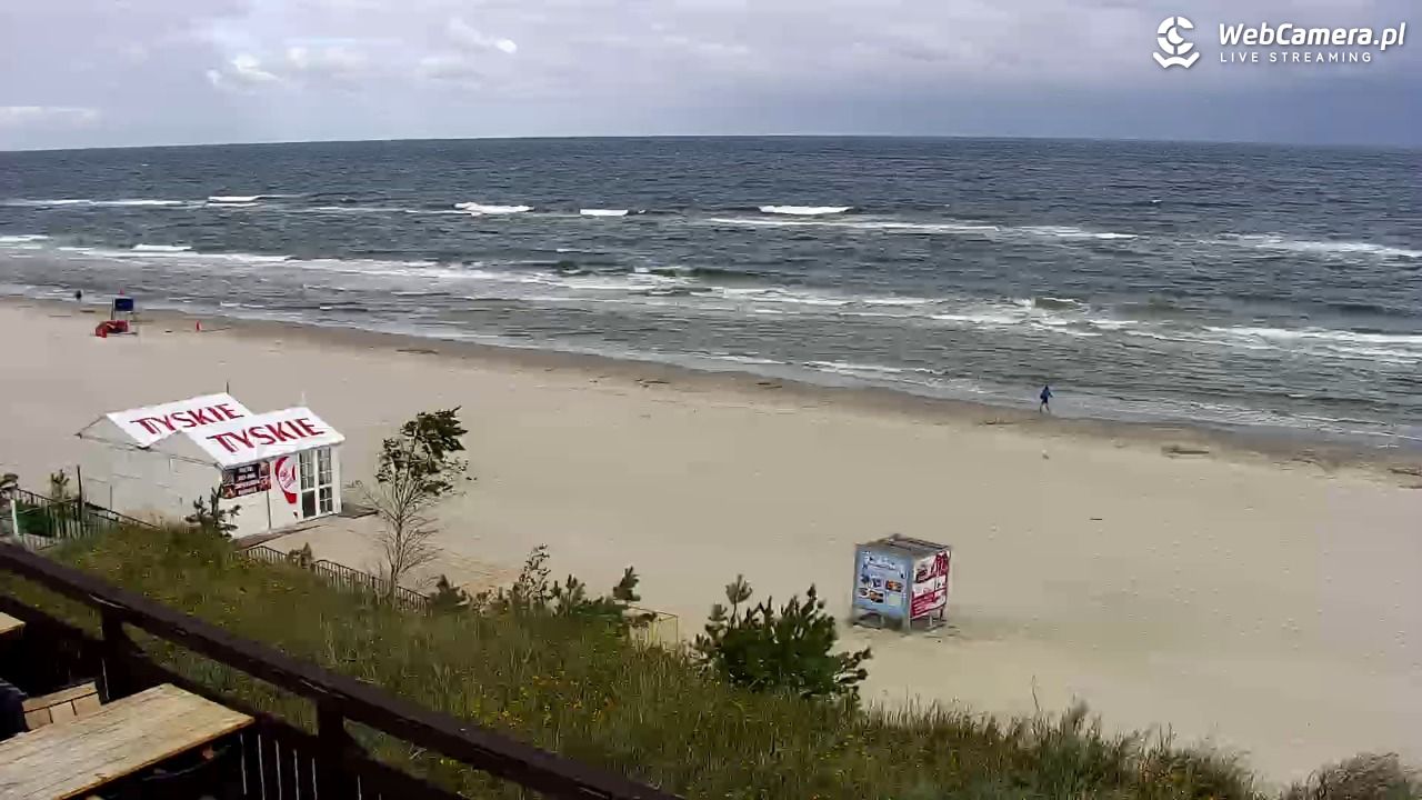Międzywodzie - widok na plażę - 07 sierpień 2026, 09:35