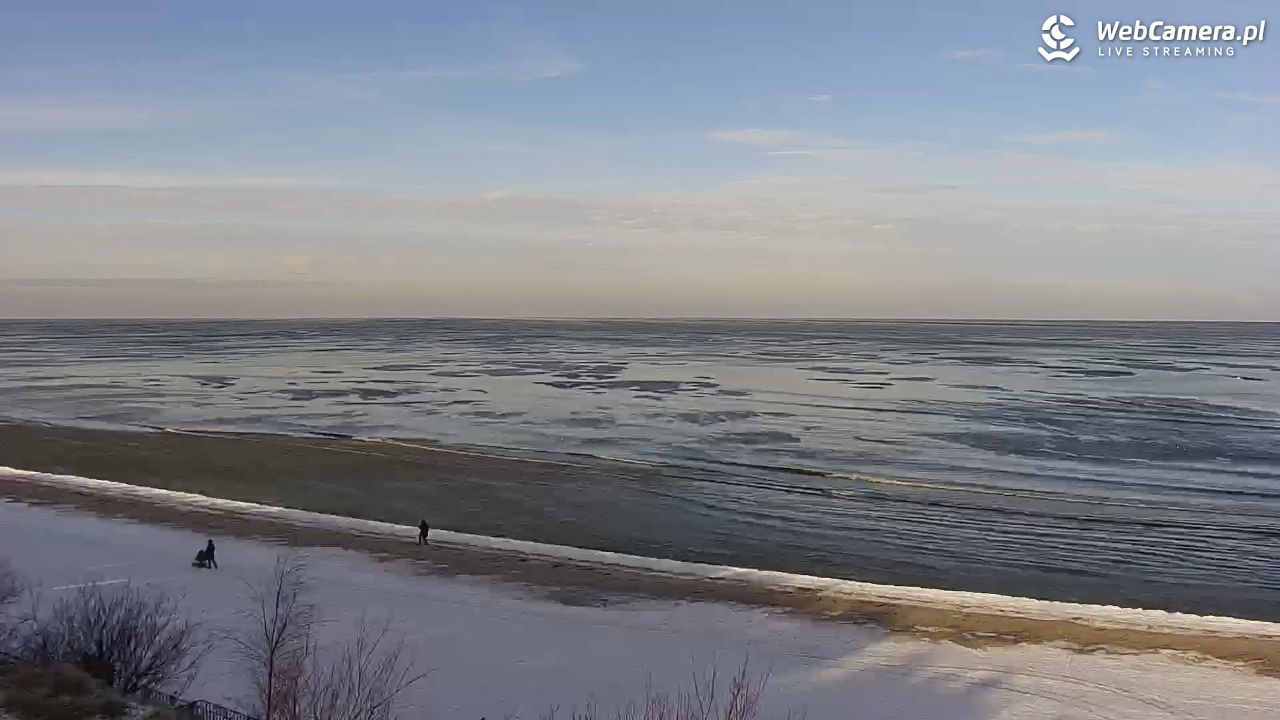 Międzywodzie - widok na plażę - 01 luty 2026, 10:41
