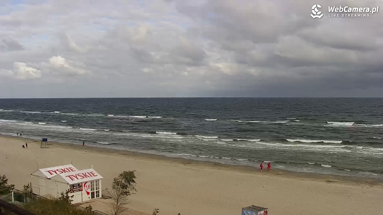 Międzywodzie - widok na plażę - 07 sierpień 2026, 08:52