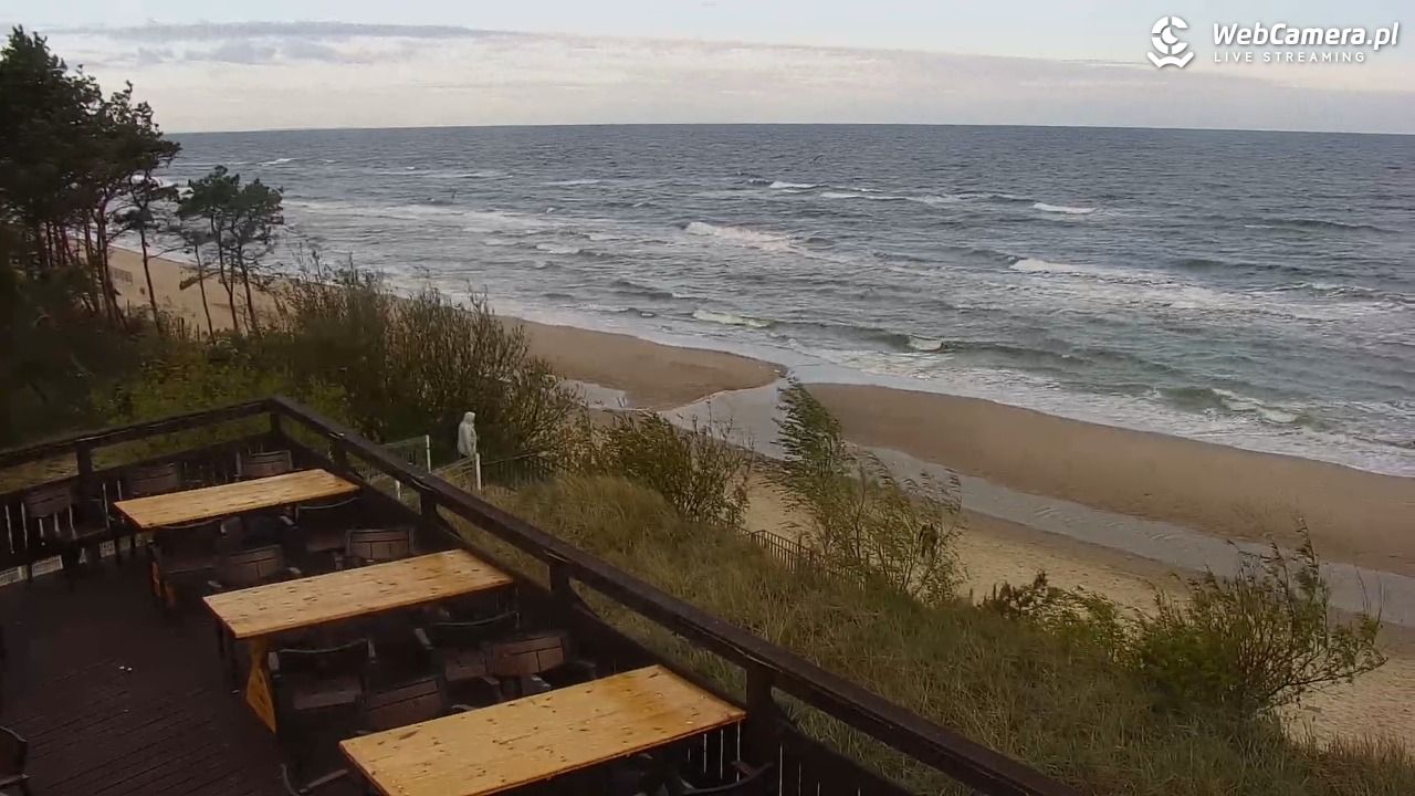 Międzywodzie - widok na plażę - 17 maj 2025, 07:00