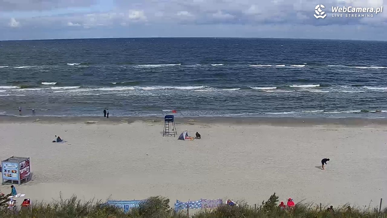 Międzywodzie - widok na plażę - 07 sierpień 2026, 10:56