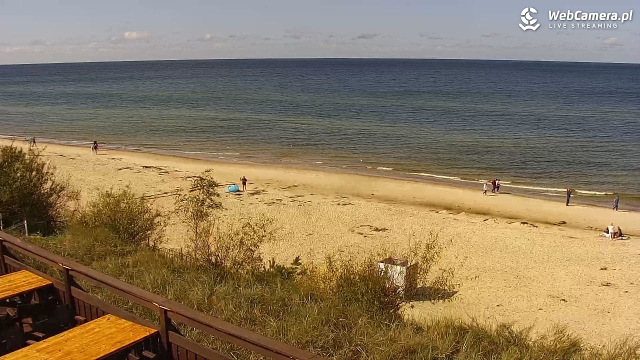 Międzywodzie - widok na plażę - 12 wresień 2025, 13:51