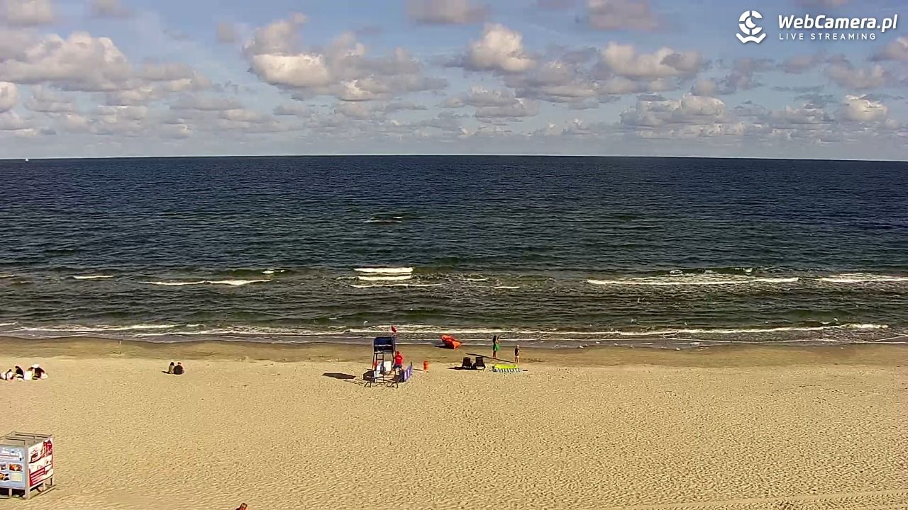 Międzywodzie - widok na plażę - 08 sierpień 2026, 09:13