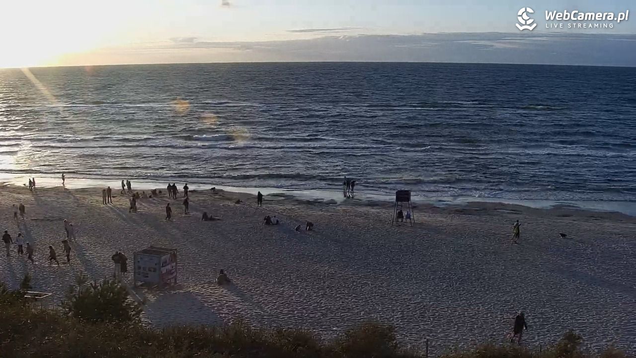 Międzywodzie - widok na plażę - 07 sierpień 2026, 20:16