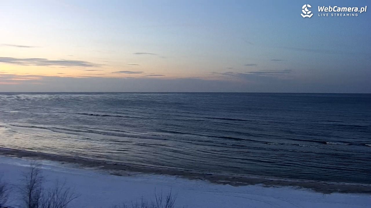 Międzywodzie - widok na plażę - 31 styczeń 2026, 17:08