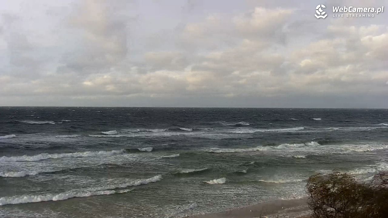 Międzywodzie - widok na plażę - 30 październik 2025, 15:29