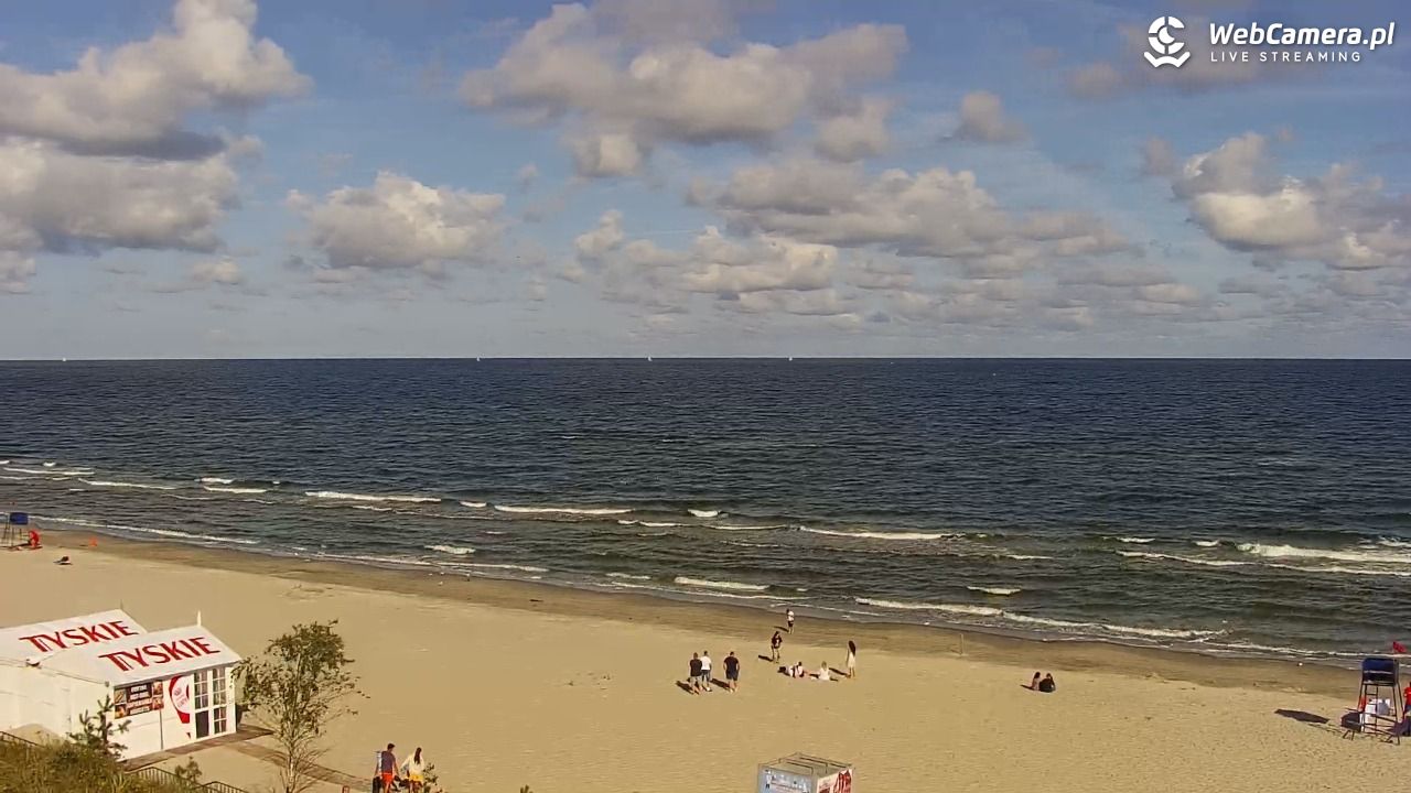 Międzywodzie - widok na plażę - 08 sierpień 2026, 09:14