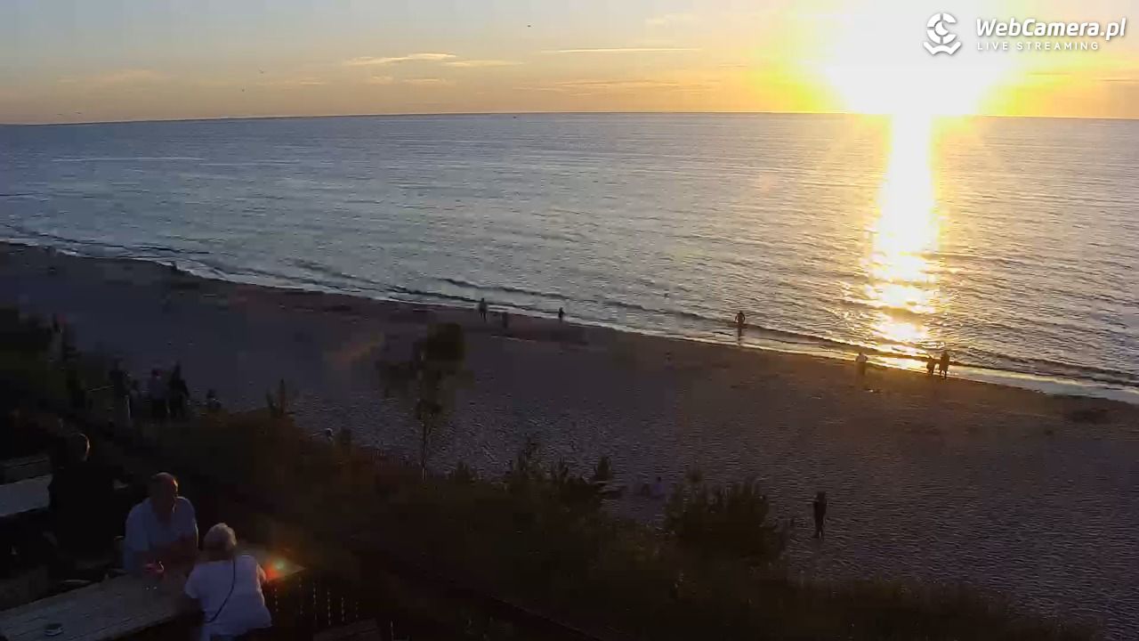 Międzywodzie - widok na plażę - 23 czerwiec 2026, 21:15