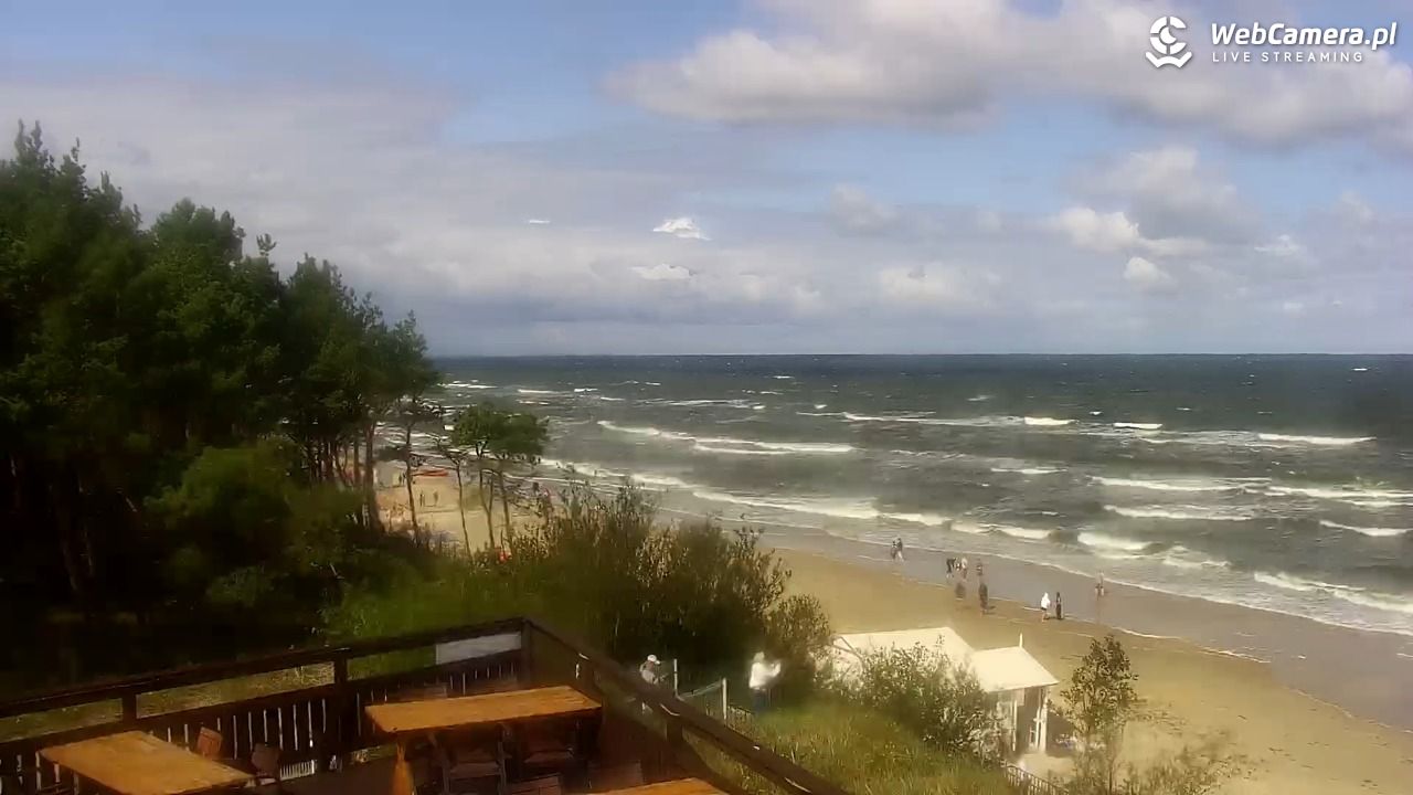 Międzywodzie - widok na plażę - 29 lipiec 2025, 10:21