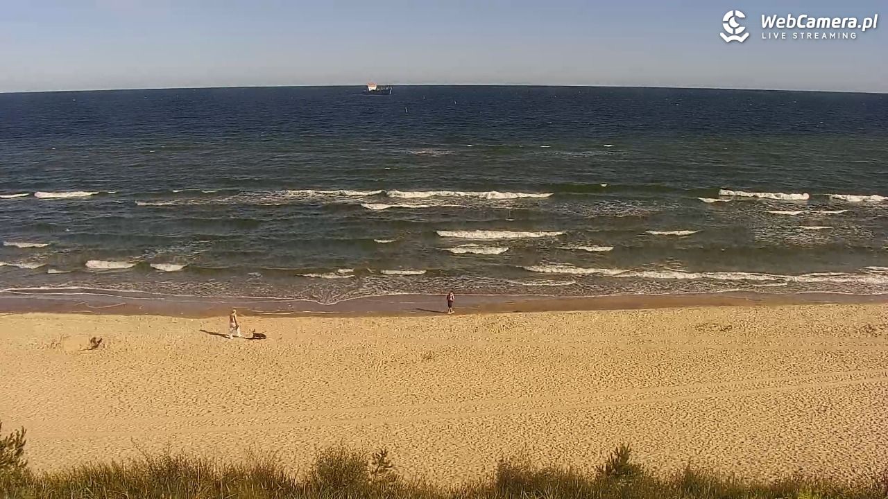 Międzywodzie - widok na plażę - 22 czerwiec 2026, 08:20