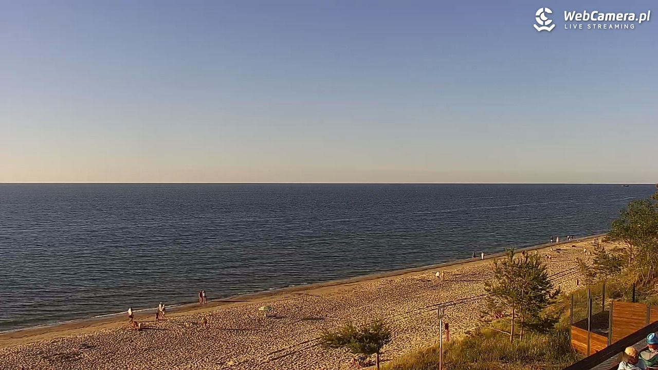 Międzywodzie - widok na plażę - 23 czerwiec 2026, 19:54