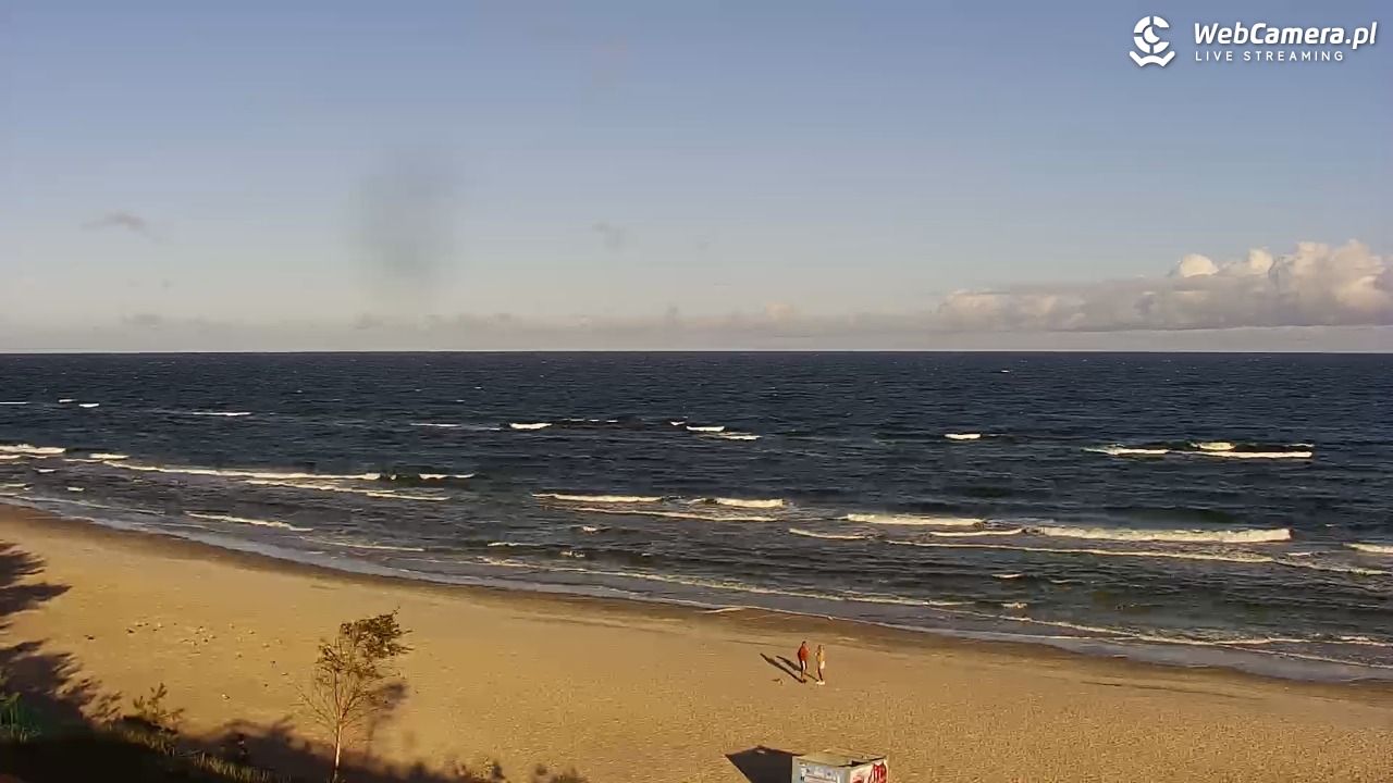 Międzywodzie - widok na plażę - 17 wresień 2026, 08:32