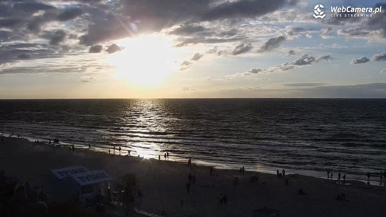 Międzywodzie - widok na plażę - 07 sierpień 2026, 19:51