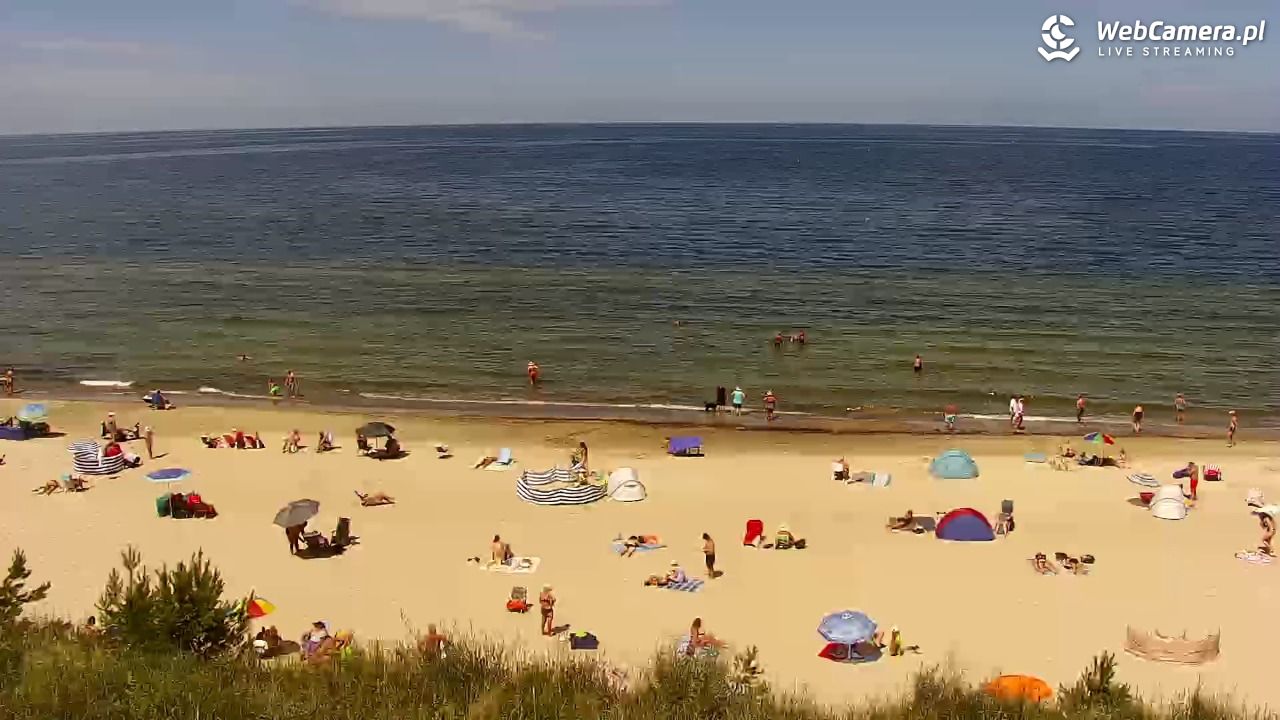 Międzywodzie - widok na plażę - 23 czerwiec 2026, 12:48