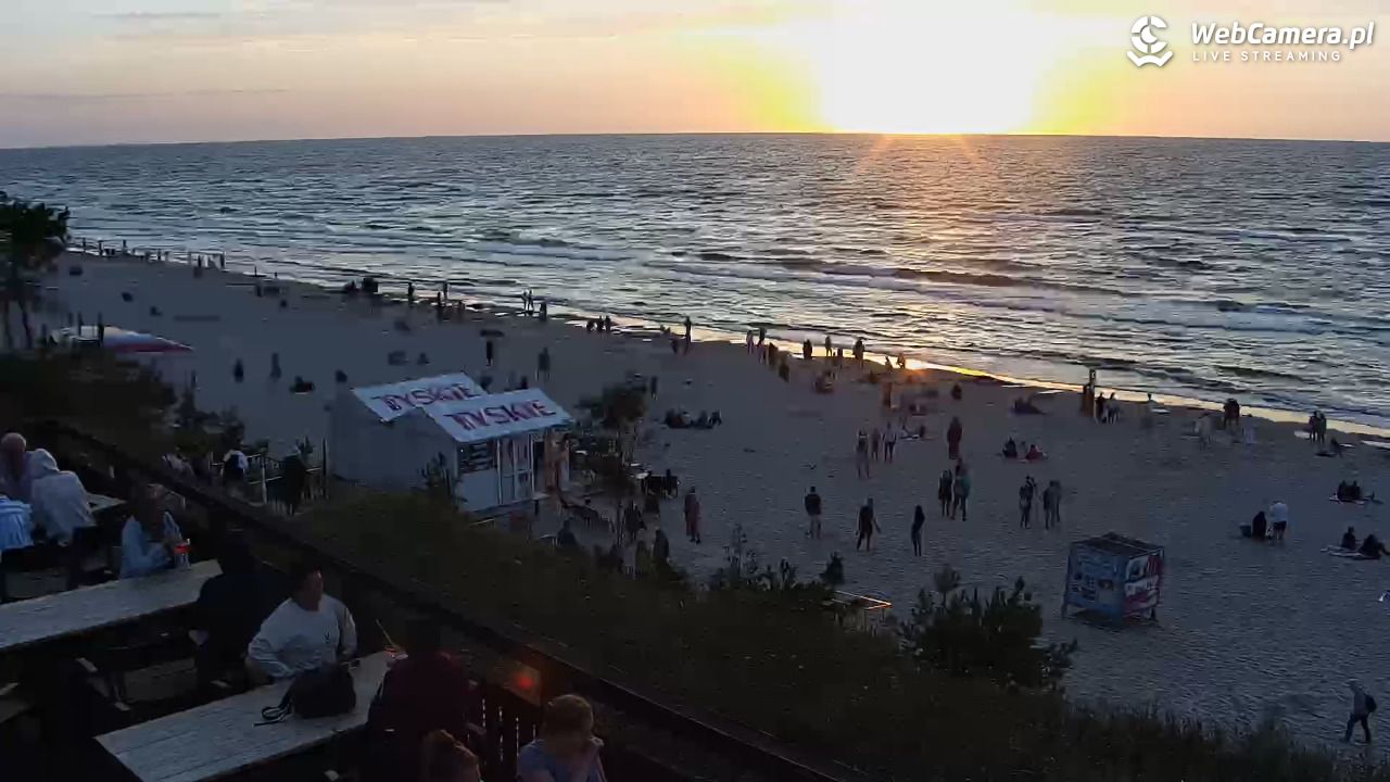 Międzywodzie - widok na plażę - 06 sierpień 2026, 20:37