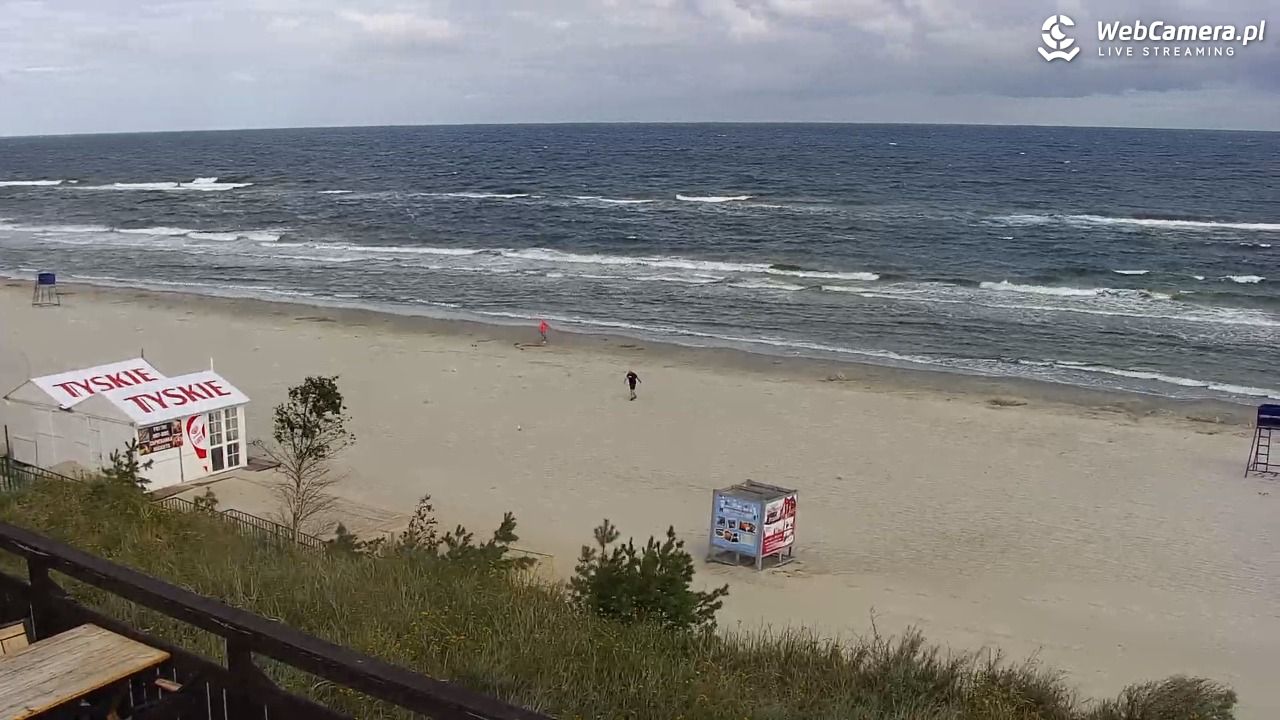 Międzywodzie - widok na plażę - 07 sierpień 2026, 08:07