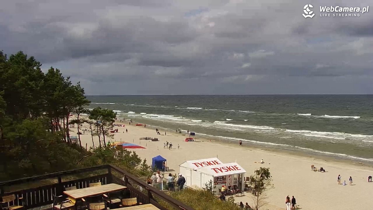 Międzywodzie - widok na plażę - 07 sierpień 2026, 12:17