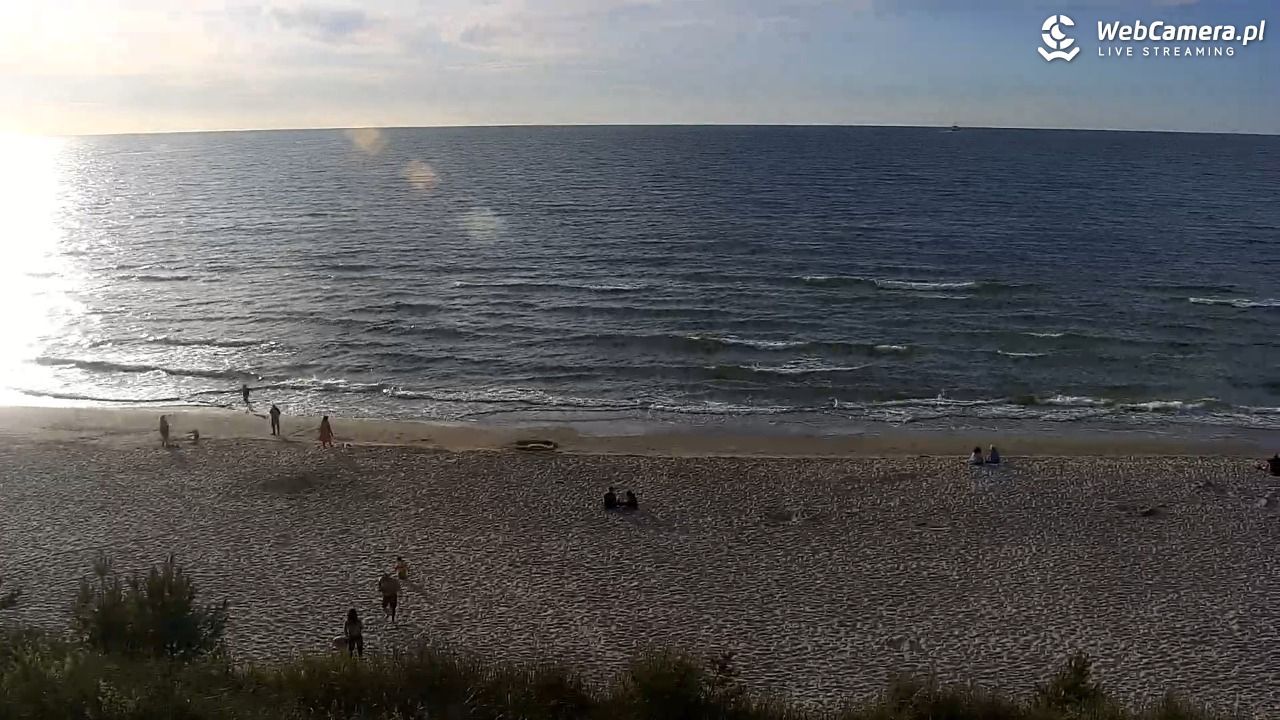 Międzywodzie - widok na plażę - 22 czerwiec 2026, 19:58