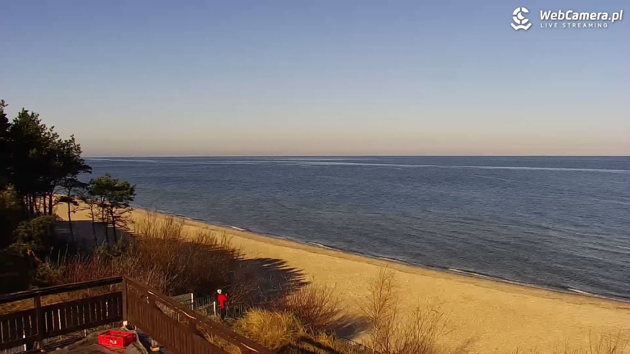 Międzywodzie - widok na plażę - 21 marzec 2026, 08:50