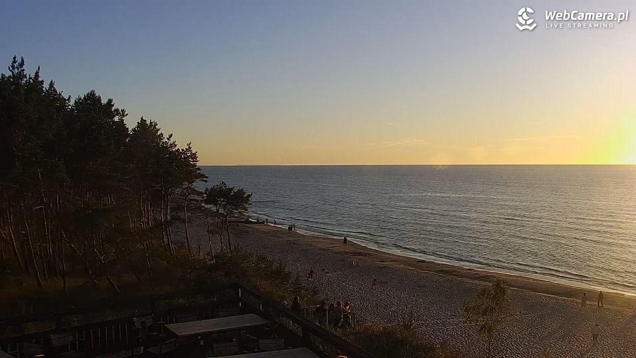 Międzywodzie - widok na plażę - 23 czerwiec 2026, 20:59