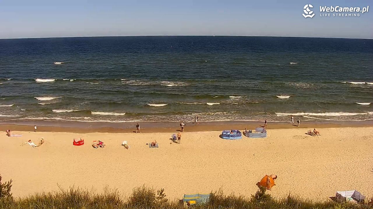 Międzywodzie - widok na plażę - 22 czerwiec 2026, 10:17