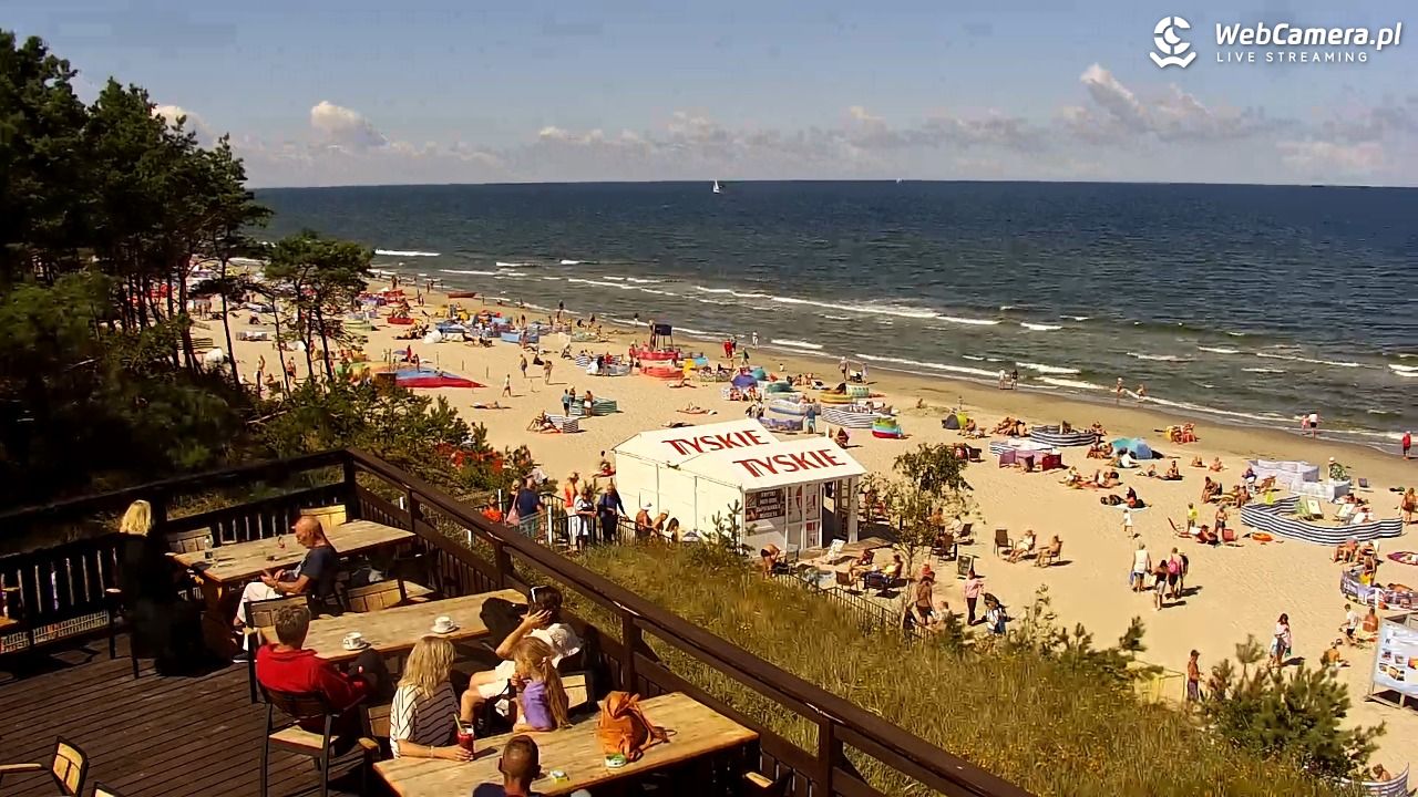 Międzywodzie - widok na plażę - 08 sierpień 2026, 11:31