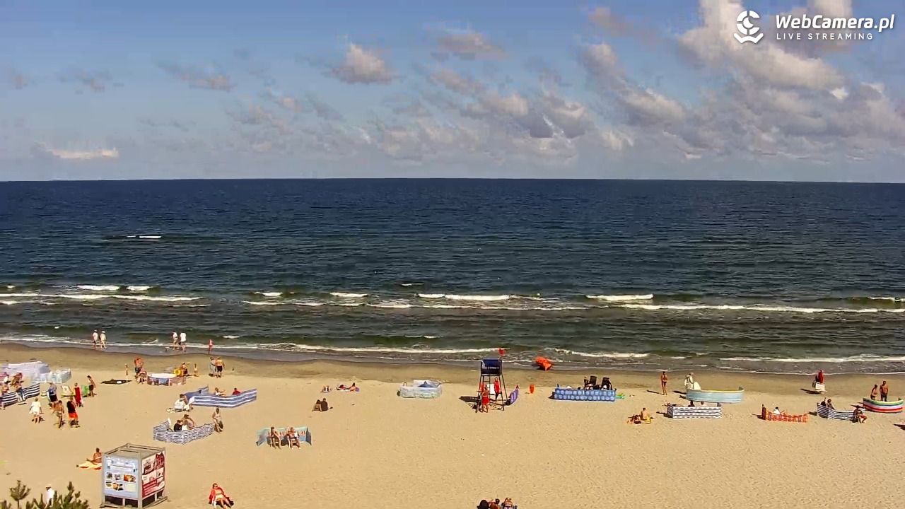 Międzywodzie - widok na plażę - 08 sierpień 2026, 10:26