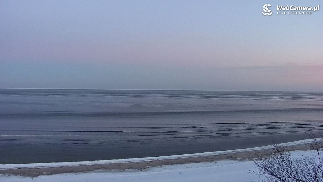 Międzywodzie - widok na plażę - 02 luty 2026, 07:29